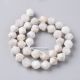 Natural Gray Agate beads 10 mm. 4 pcs
