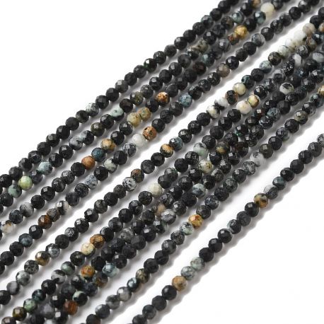 Dabīgās Variscite krelles 2,5 mm. 1 pavediens