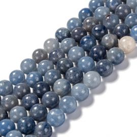 Natural Blue Aventurine beads 8 mm. 1 thread