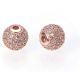 Žalvarinis intarpas su Cirkonio akutėmis 8x7 mm. 1 vnt