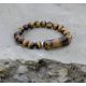 Dabas Tiger Eye krelles rokassprādze 8 mm.