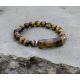 Naturaalsete Tiger Eye helmestega käevõru 8 mm.