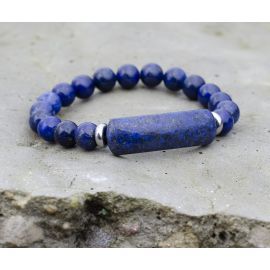 Naturaalsetest Lapis Lazuli helmestest käevõru 8 mm.