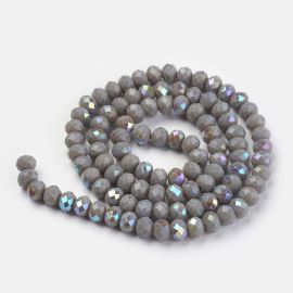 Glass beads 6x5 mm. 1 thread