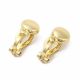 Metal clip blanks 15x7x9 mm. 1 pair