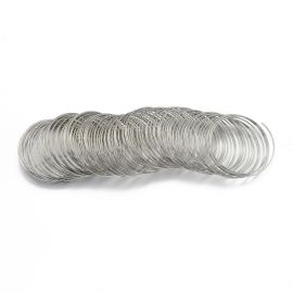 Steel wire with memory for bracelet 55 mm, 10 rings