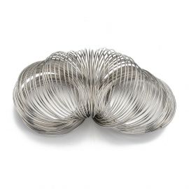 Steel wire with memory for bracelet 55 mm, 10 rings
