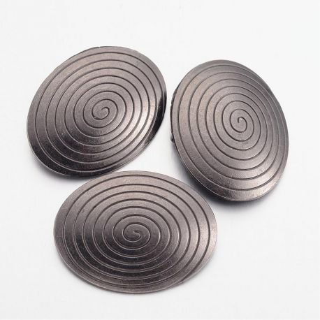 Pendant with loop 46x37x5 mm. 1 pc