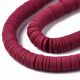 Polymertonperlen 8x0,5-1 mm. 1 Thread