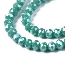 Glasperlen 3x2 mm. 1 Thread
