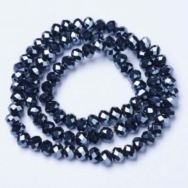 Glass beads 3x2 mm. 1 thread