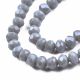Glasperlen 3x2 mm. 1 Thread