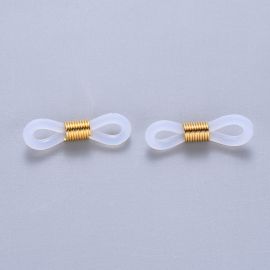 Silikona briļļu turētājs 20x5 mm. 6 gab