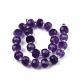 Natural Amethyst beads 8x6 mm. 1 thread