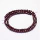 Naturaalsed granaathelmed 4 mm. 1 niit