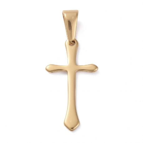 Roostevabast terasest 304 ripats "Cross". Kuldvärvi suurus 24x13x1 mm 1 tk