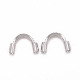 Schutzvorrichtung aus Edelstahl 316 für Kabel 7,5 x 4,5 x 1,5 mm. 4 Stück