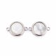 SHELL valamu jaotur. Valamu valge mündihall metallist detaili suurus 17x12x5 mm 1 tk