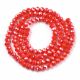 Glasperlen 3x2 mm. 1 Thread