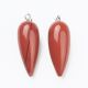 Naturaalse punase Jaspise ripats 32x12 mm. 1 tk