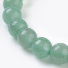Natural Avantiurin beads 6 mm. 1 thread