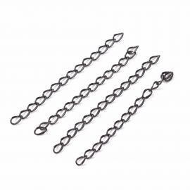 Roostevabast terasest 304 pikenduskett 4,5x2,5mm. 5 tk