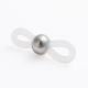 Silikoonist prillide hoidja. Valge metallosa roostevaba teras 302 hall suurus 20x7 mm 2 tk 1 kott