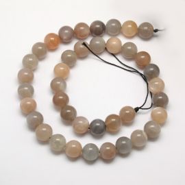 Natural Moonstone beads 6 mm. 1 thread
