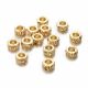 Brass insert. Gold colored disc size 4x2 mm 10 pcs 1 bag