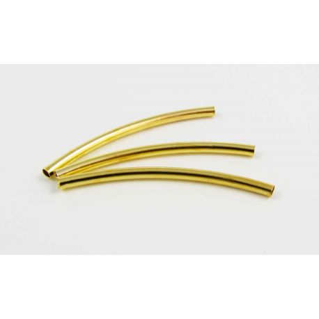 Insert for the manufacture of jewelry gold tube shape 35x2 mm