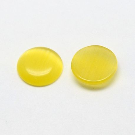 Cat's eye cabochon 20x3.5 mm. 4 pcs