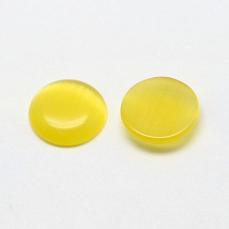 Katzenauge-Cabochon 20x3,5 mm. 4 Stück