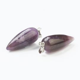Natürlicher Amethyst-Anhänger 32x12 mm. 1 Stk