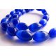 Cat eye stone beads blue color 8x12mm