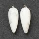 Natural Howlit kulons 32x12 mm. 1 gab