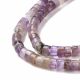 Natural Amethyst beads 4x2 mm. 1 thread