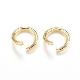 Nerūdijančio plieno 304 atviras žiedelis ~5x0,8 mm., 20 vnt.