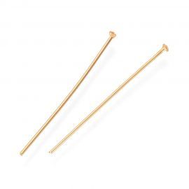 Nerūsējošā tērauda 304 tapas ar plakanu galvu 20x0,7 mm., 40 gab.