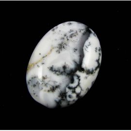 Natūralus opalo dendrito kabošonas 24x18 mm KB0127-1