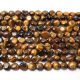 Natūralūs Tigro Akies karoliukai, 10x8 mm., 1 gija