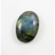 Natūralus labradorito kabošonas 23x16 mm KB0129-1