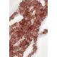 Natūralaus Vyšnino Kvarco skalda, 8x3 mm., 1 gija