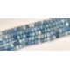 Natūralūs Akvamarino karoliukai, 5x3 mm., 1 gija