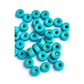 Sintetinio Turkio karoliukai 5x3 mm. ~50 vnt.