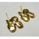 Hooks for earrings "Flower" 1 pair 19x16 mm MD0381