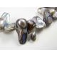 Gėlavandenių KESHI perlų 10-22 mm gija GP0035