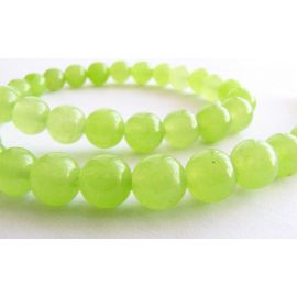Peridoto karoliukai 8 mm AK0077