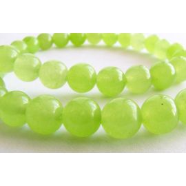Peridoto karoliukai 8 mm