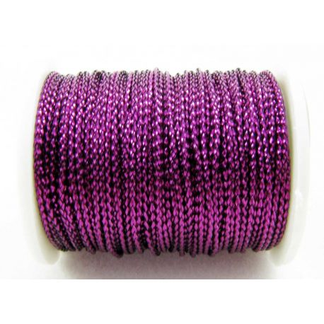 Metallized thread, purple, 0.7 mm thick