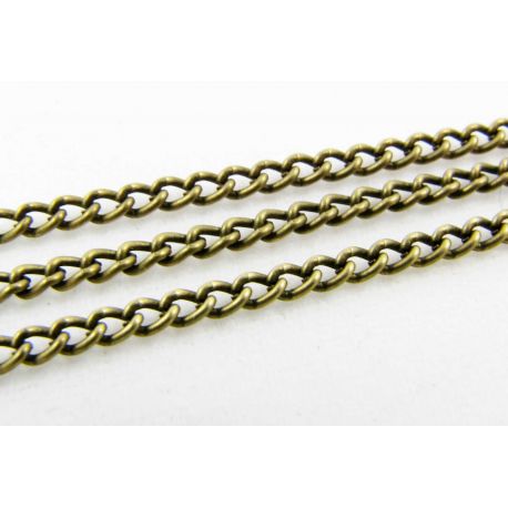 Kette 3x2 mm 10 cm MD0429